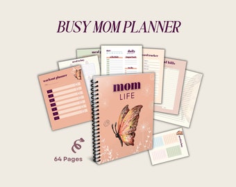 Printable Mom Daily Planner | Mom Daily Planner | Planner Printable Mom | Daily Planner Printable for Mom | Busy Mom Planner