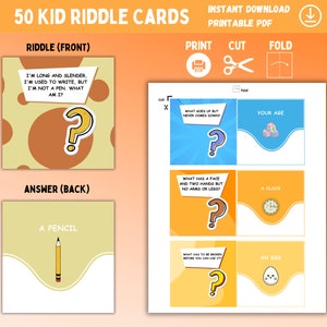 Raadselkaarten | Raadselkaart | Raadsels voor kinderen | Feestspellen voor kinderen | Game-avond voor het hele gezin | Raad mij dit aan | Spel Zomerraadsel