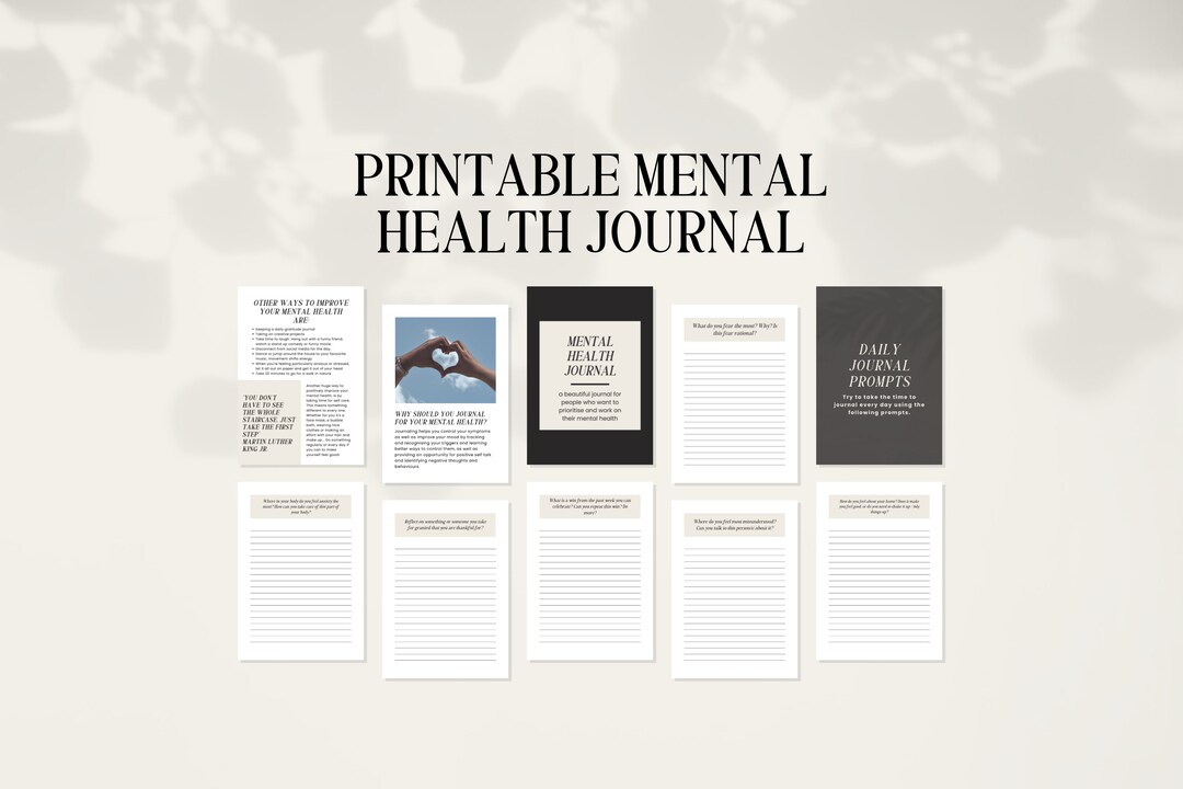 Health Journal.pdf Journaling for Mental Health PDF | Journaling Prompts for Mental Health ...