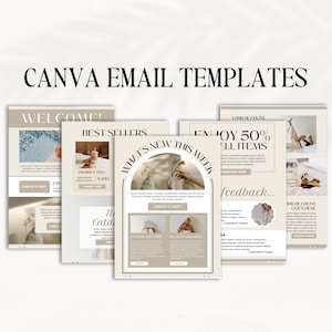 E-Mail Marketing Template Mailchimp | Mailchimp Newsletter Vorlagen | E-Mail Vorlage Mailchimp | Canva Email Vorlage | Newsletter Vorlage