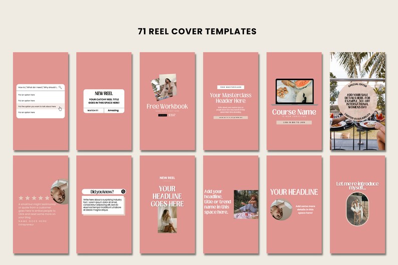Course Templates Canva Online Course Content Template Canva Template