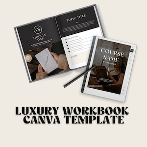 Werkmapsjabloon | Canva-werkboek | Canva-sjablonen | Coachingsjabloon | Cursuswerkboek | Coachingswerkboek | Werkbladsjabloon