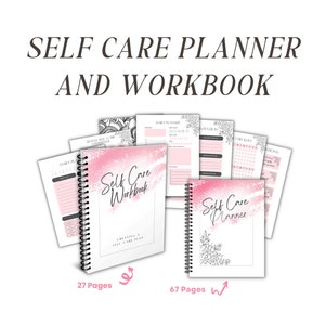 Self Care Planner Printable Bundle | Self Care Planner Workbook | Self Care Planner 2023 | Self Care Planner Pages | Self Care Planner Print