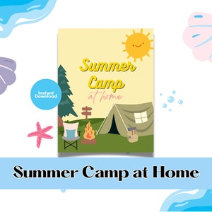 Kids Summer Camp | Summer Camp at Home | Summer Camp Planner | Summer Activities | 2023 Summer Camp | Summer Schedule | Camp Planner