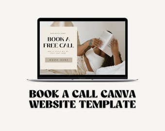 Canva Website Template | Coach, Consultant, Virtual Assistant