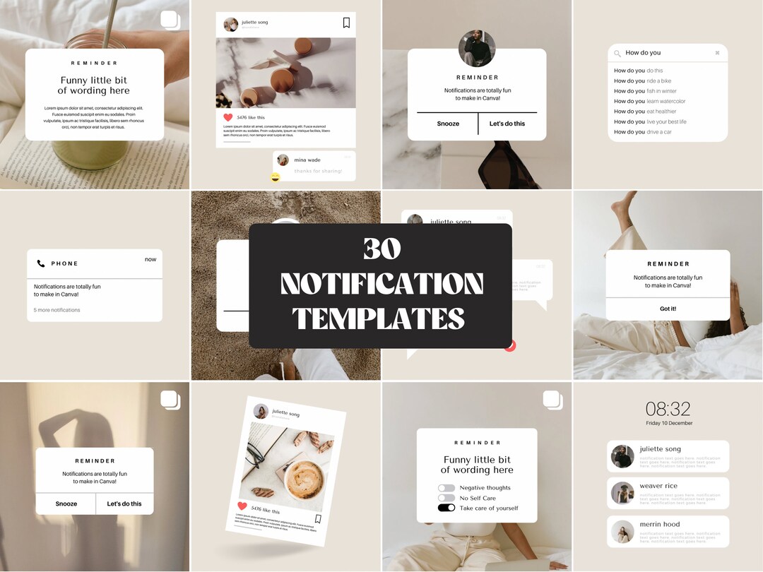 30 Instagram Notification Posts | Reminder Post Instagram | Alert Post ...