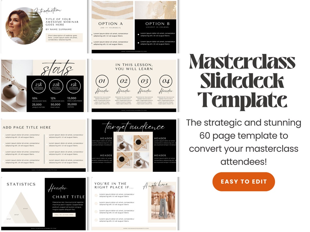 inar Slide Deck Canvas inar Slide Deck Template inar Slide Deck Coaching inar Slide