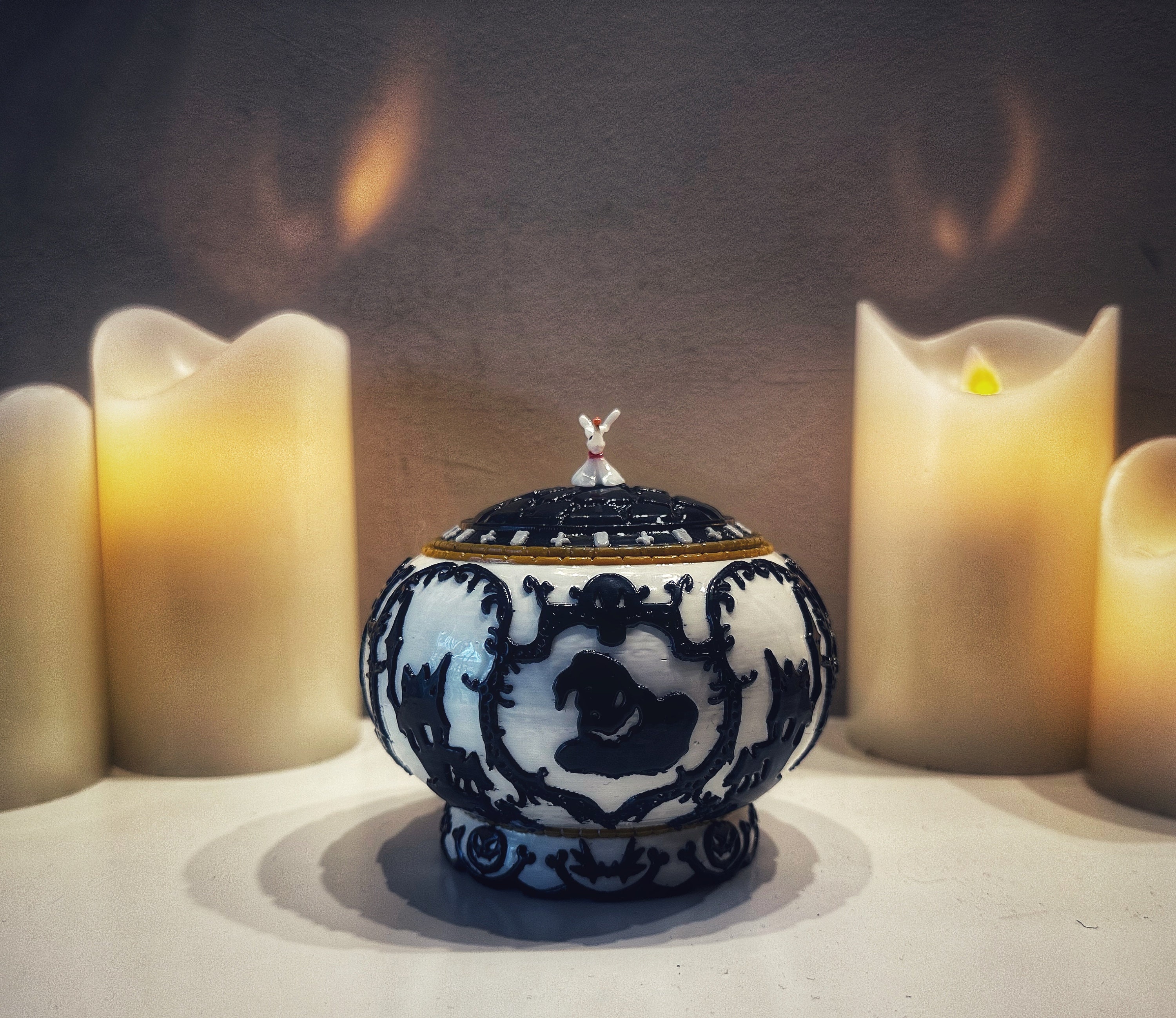 最終値下　ナイトメア・ビフォア・クリスマス オルゴール 値下 ナイトメアー・ビフォア・クリスマス オルゴール缶 ディズニー