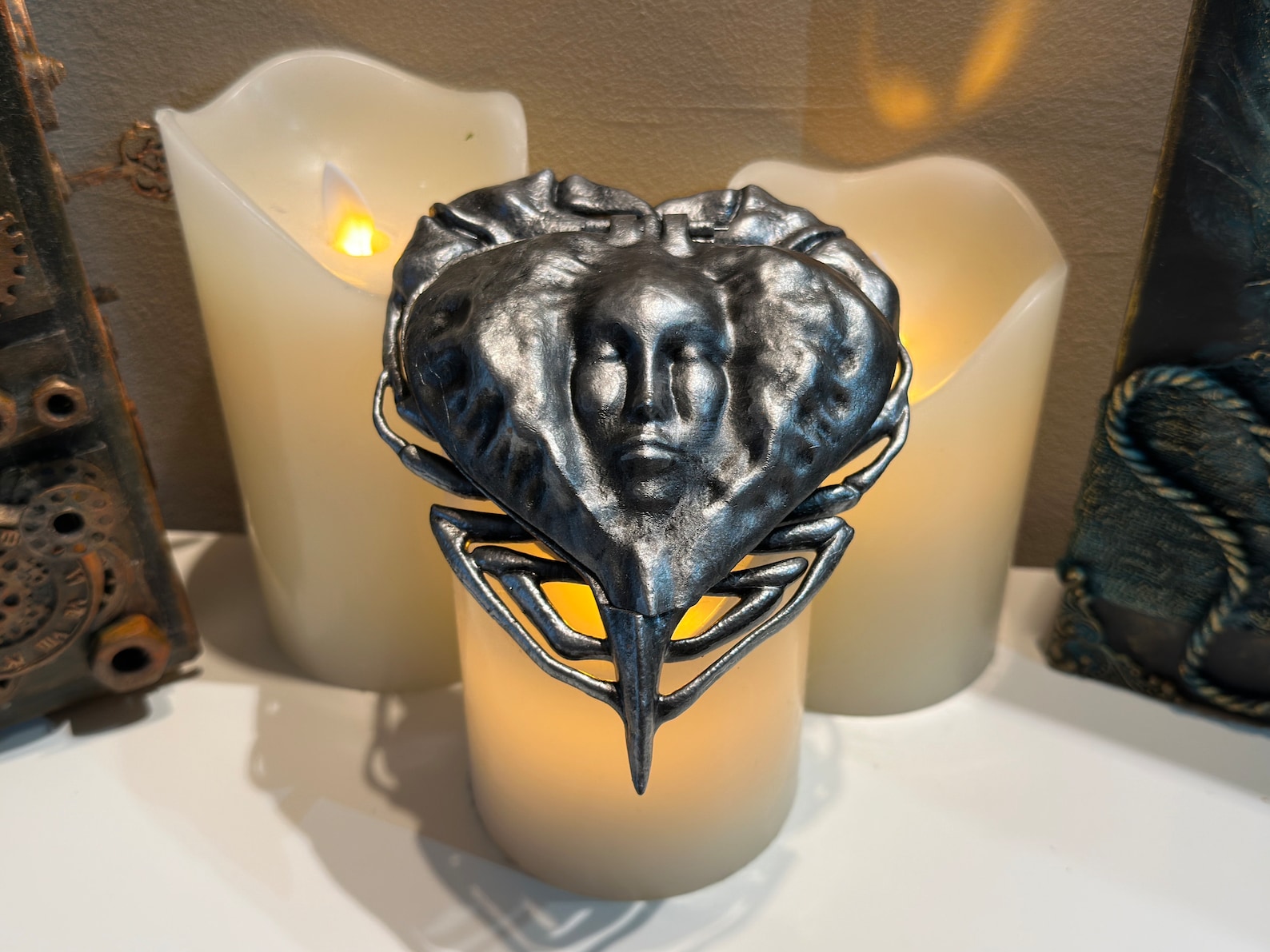 Davy Jones Music Box Necklace Pirates of the Caribbean Etsy