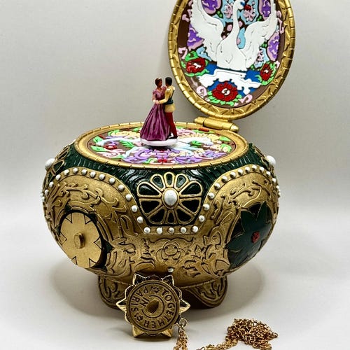 2025 Model. Anastasia Music Box Jewelry “once Upon a December” +