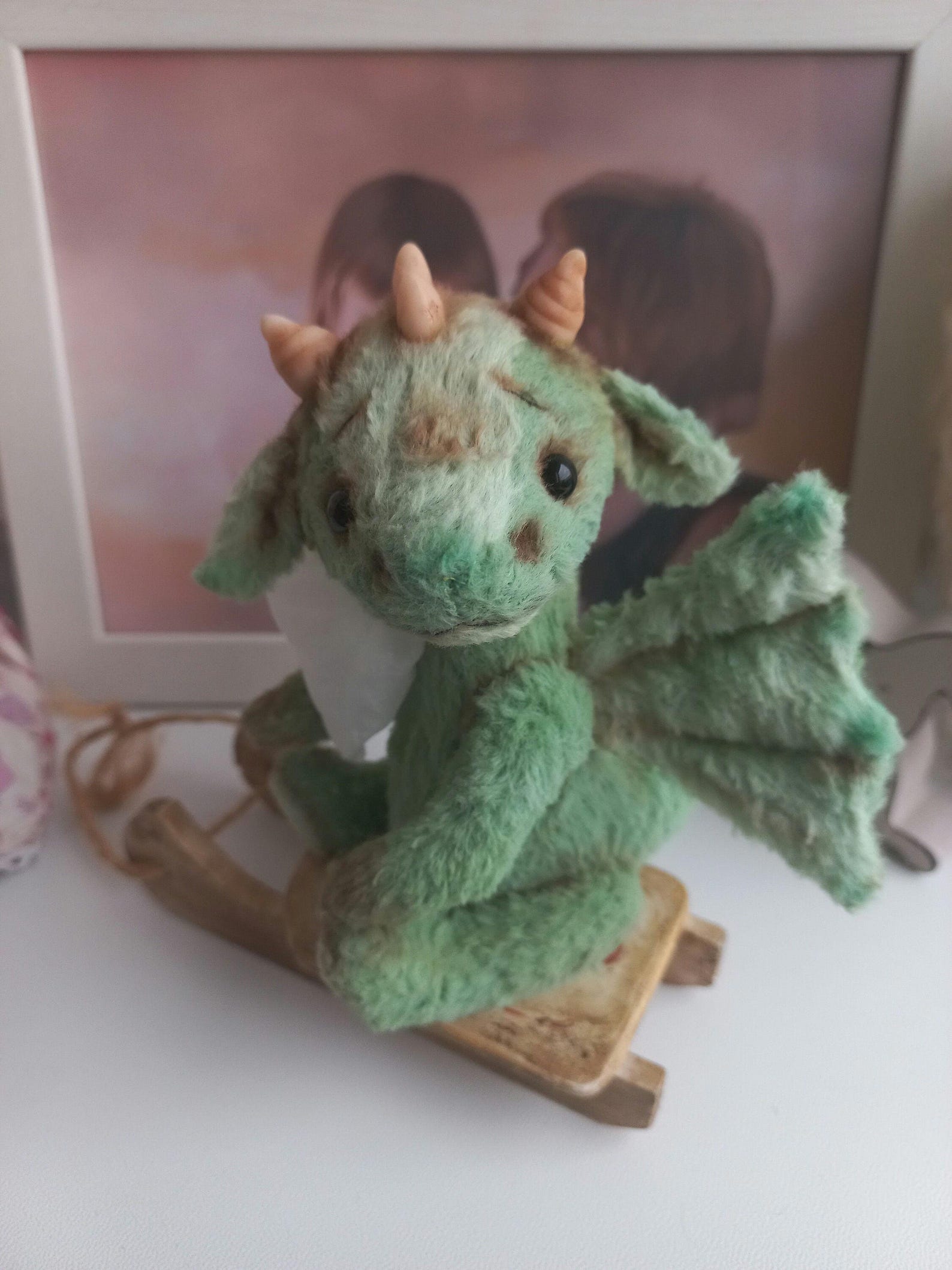Dragon Teddy, Collectible Teddy, Interior Doll, Handmade Teddy, Viscose ...