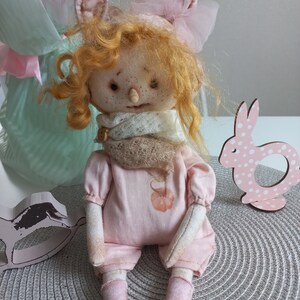 Collectible doll, Tilda doll,handmade doll, interior doll, art doll,textile doll,bunny doll,rabbit toy