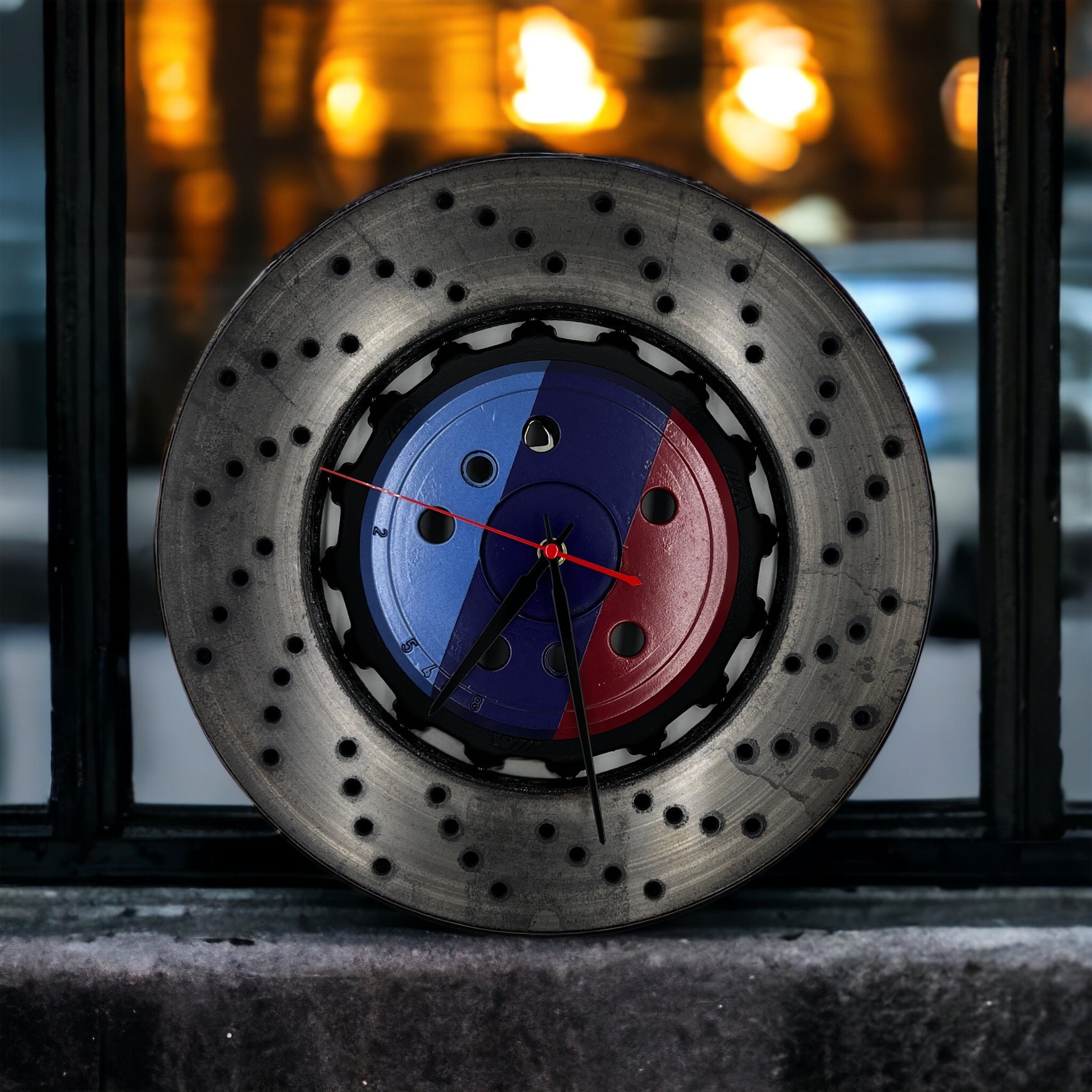 Horloge disque de frein moto horloge murale faite à la main divers modèles  personnalisable ÉVITER -  France