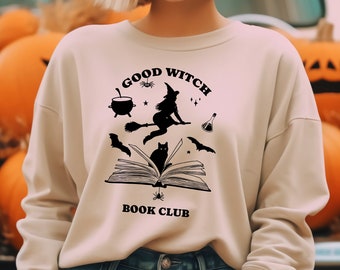 Good Witch Book Club SVG, Halloween Cutting File, Halloween PNG, Halloween SVG files for Cricut, Machine Cut, Halloween Vinyl svg, clipart
