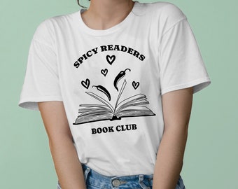 Spicy Readers Book Club SVG, Spicy Book Club PNG, Cutting File, SVG files for Cricut, Machine Cut, Book svg, Vinyl svg, spicy book clipart