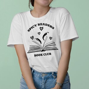 Spicy Readers Book Club SVG, Spicy Book Club PNG, Cutting File, SVG files for Cricut, Machine Cut, Book svg, Vinyl svg, spicy book clipart