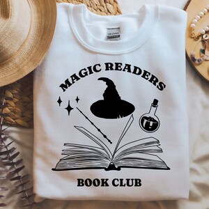 Magic Readers Book Club SVG, Book Club Cutting File, SVG files for Cricut, Book Lover svg, Halloween Vinyl SVG, Halloween clipart, Book png