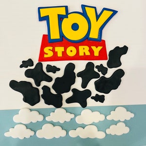 Toy Story cake topper, Toy Story Birthday Cake decor edible fondant