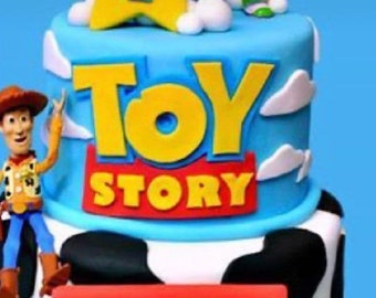 Toy Story cake topper Toy Story birthday Cake Topper Toy Story Birthday Cake Fondant