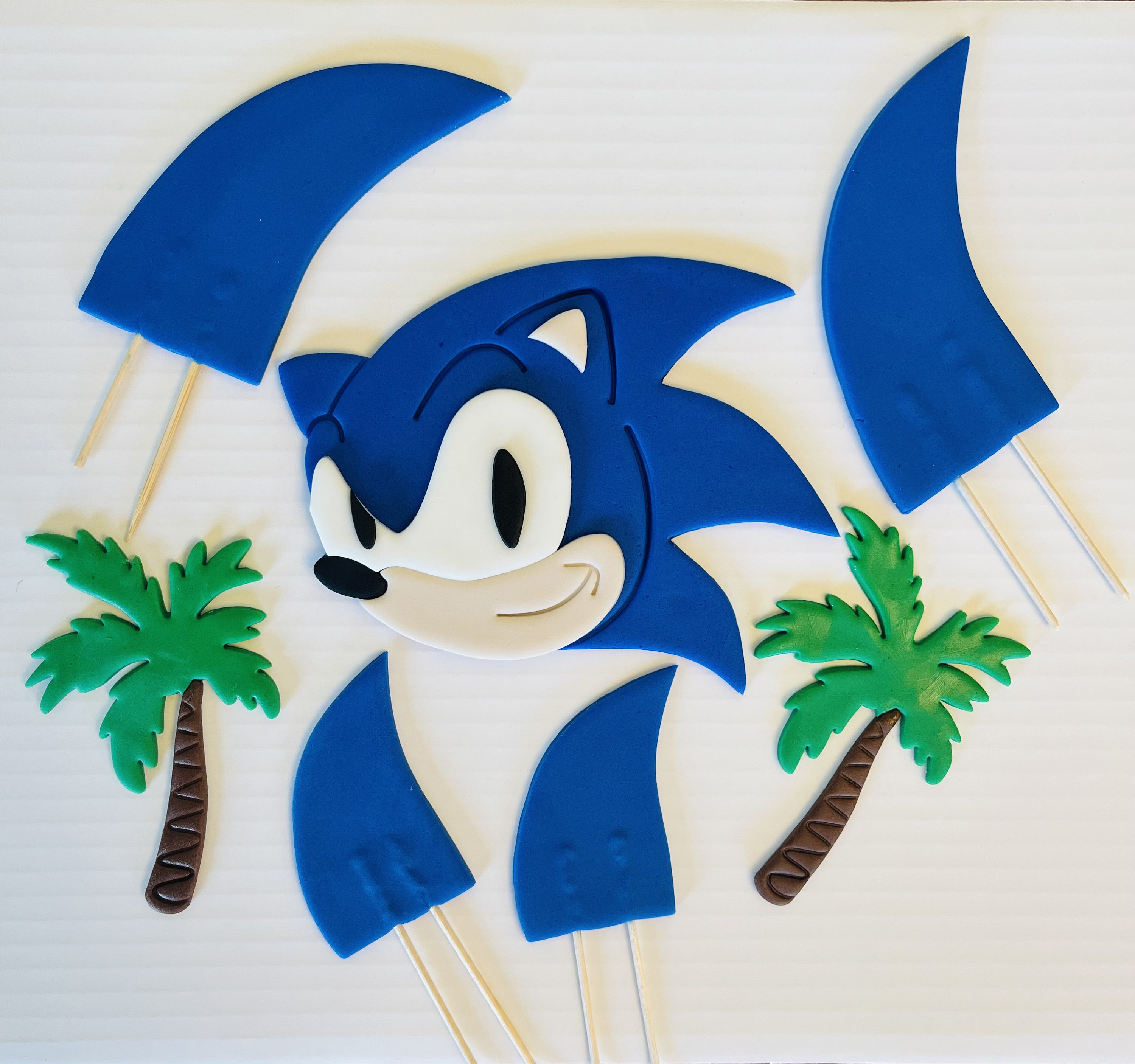Sonic the Hedgehog Cupcake Topper Digital Printable - 2 Inch Circle  Toppers for Birthday Party or Event - Digital Template