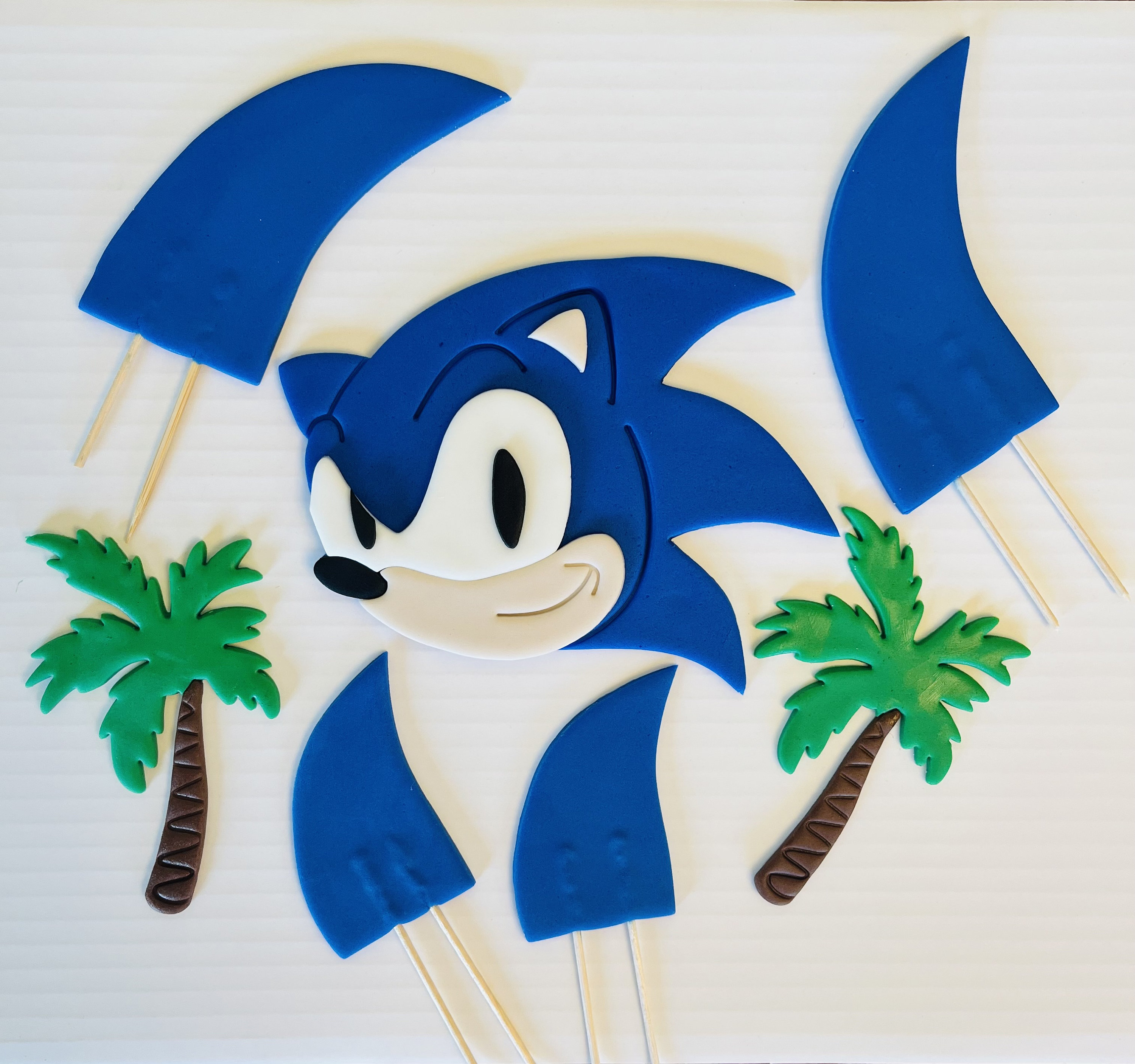 Sonic the Hedgehog Cake Topper, Sonic the Hedgehog Shaker Cake Topper,  Sonic, Super Sonic 