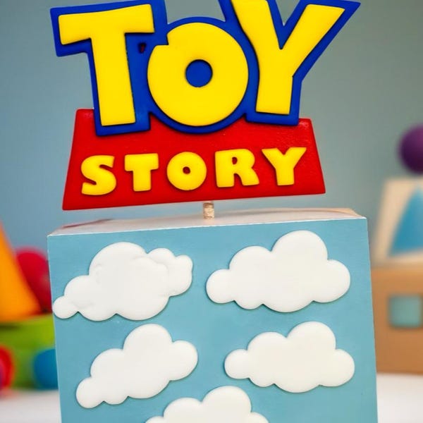 Toy Story Cake Topper, Logo edible fondant