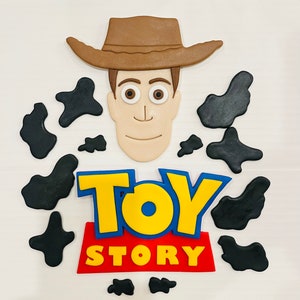 Woody Cake Topper Toy Story Birthday Cake Cake Toy Story Birthday Cake decorations, fondant
