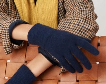 Ladies 100% Pure Cashmere Gloves