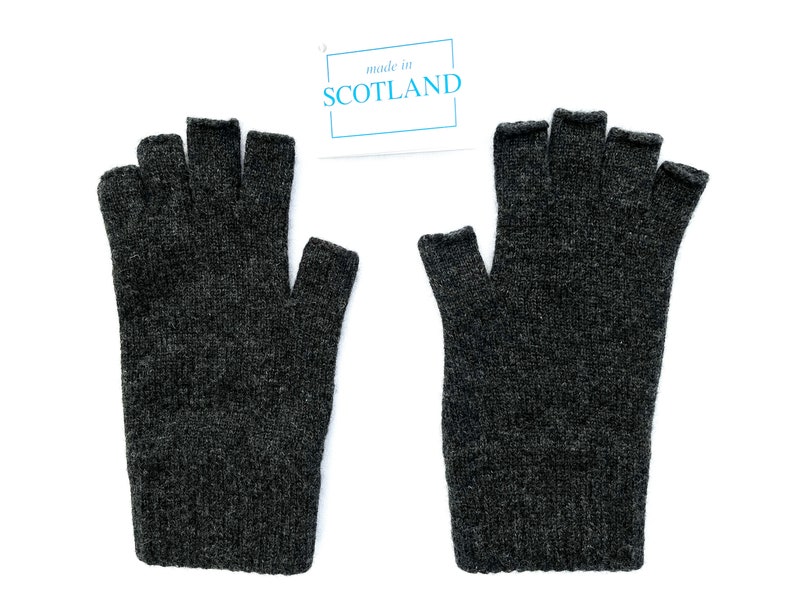 Ladies 100% Pure Cashmere Fingerless Gloves zdjęcie 5