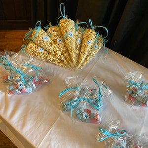 Prefilled Popcorn Cones Basic Popcorn Cone Small Popcorn Cones Party Cones Sweet Cones Party Bag Fillers Party Centrepiece image 9
