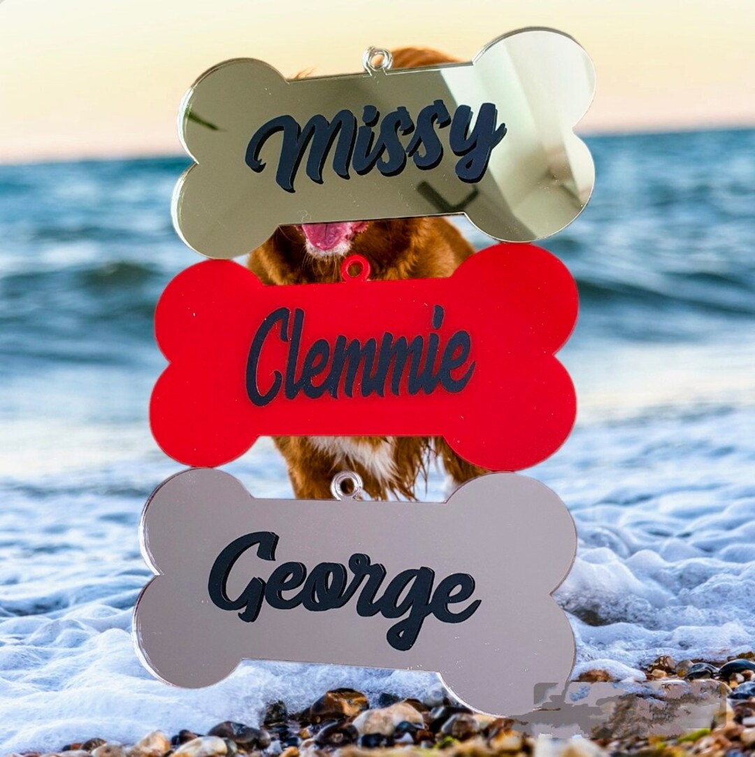 Christmas Tree Dog Decorations Personalised Dog Decorations Etsy