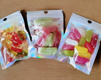 Pre-filled Sweet Bags - Party Bags - Sweet Gifts - Baby Shower Sweets - Favour sweet Bags - Pick & Mix Pouch - small Sweet Pouches
