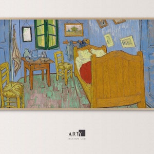 Samsung Frame TV Art | The Bedroom, Still Life, Vincent Van Gogh Painting, Famous Art | 4K TV, Screen Background Art