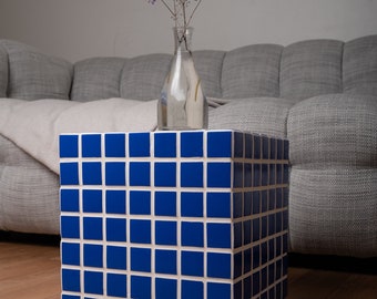 Klein Blue tiled cube