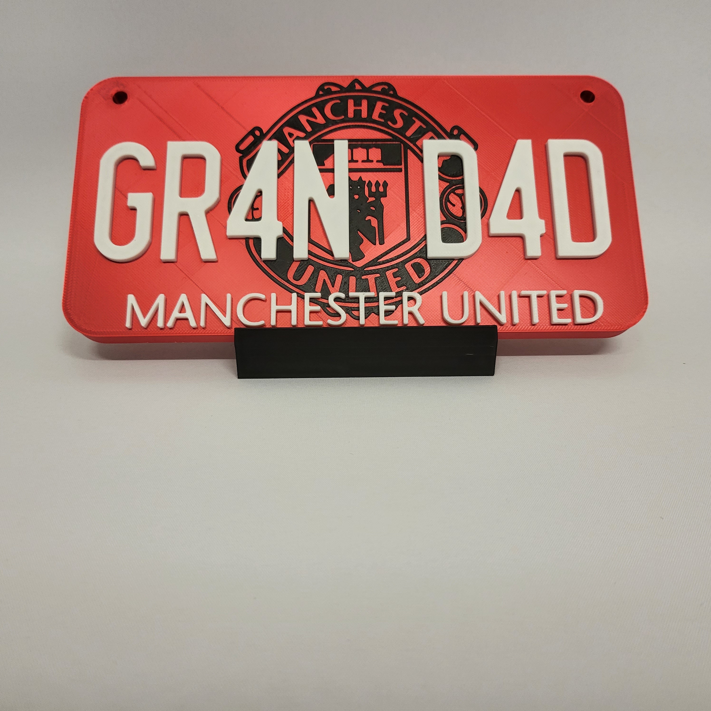 Personalised Football Club Number Plate for Mobility Scooter Elderly