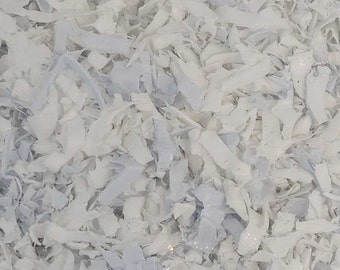 20 lbs Shredded Recycled Plastic - High Density Polyethylene (HDPE, #2)