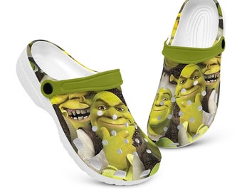 Custom Crocs Shrek Edition the Shrek Crocs Ogre Movie 