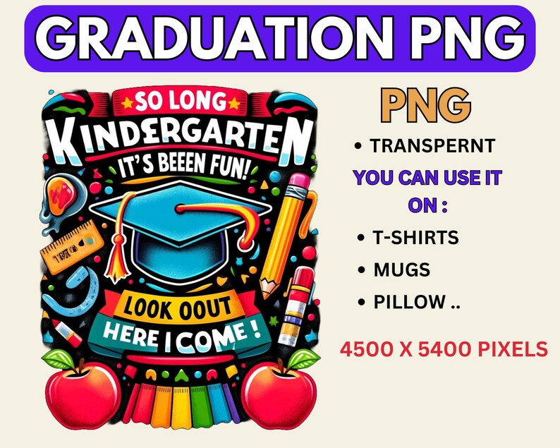 Kindergarten Graduation Png Last - Il 794xN.6040414379 Acyt 
