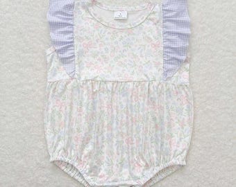 Flower Bubble, ruffle, floral, bows, baby girl & toddler outfit