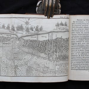 1768 Biography: Louis II de Bourbon, Le Grand Condé, Battle Map