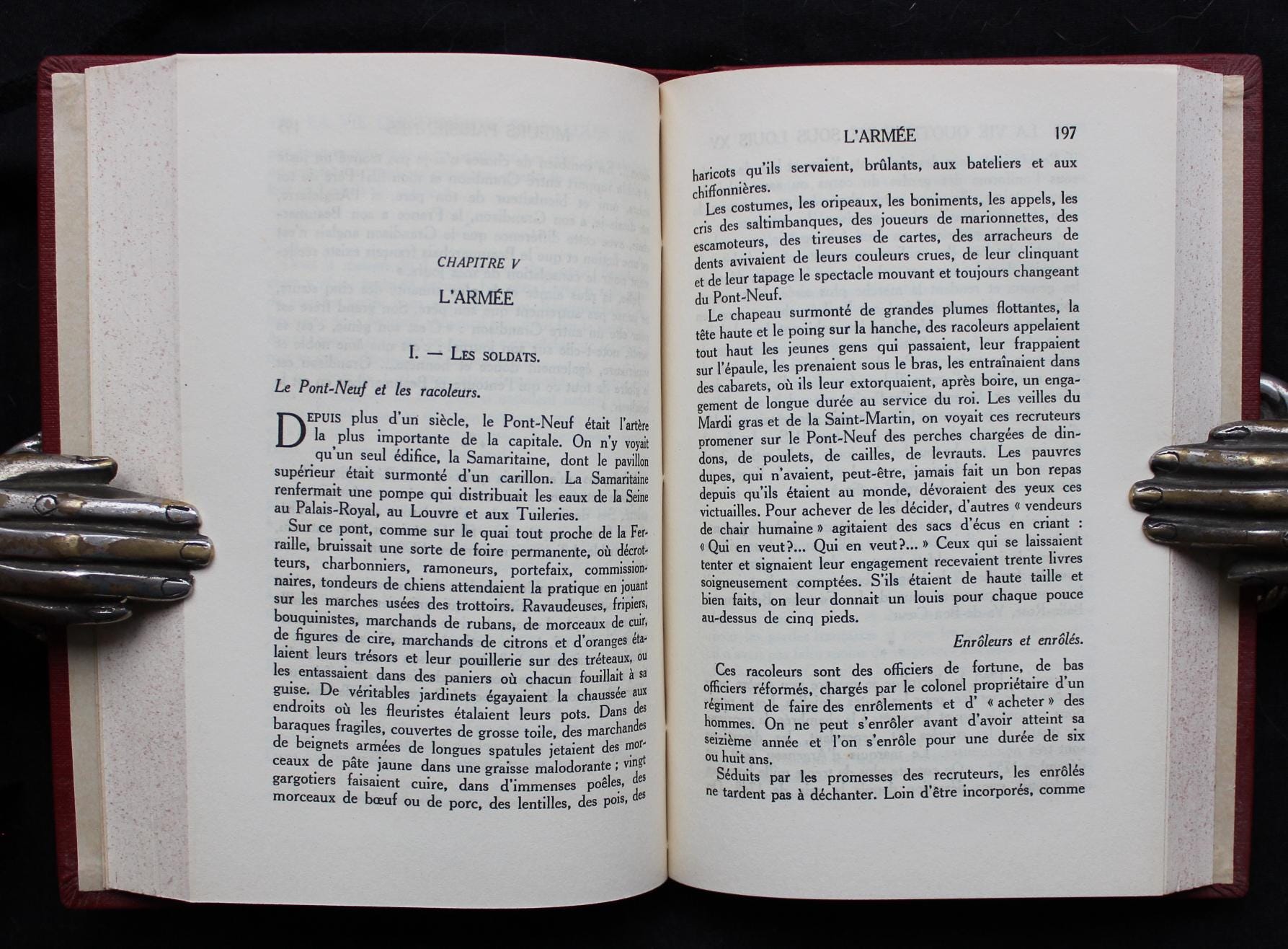 1953年ヴィンテージフランス歴史書 - ルイ15世の治世下の日常生活