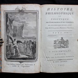 1783 History of European Colonialism: Spanish Conquests, Americas - Antique Book