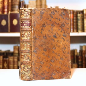 1760 French Pedagogy Novel: Adelaïde de Witsbury, Antique Leather Book
