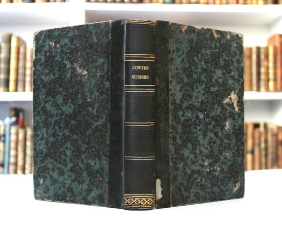 Antique★★Book【1800年代】三方金、バイブル Vintage French Books 1800s & 1900s Decorative Leather
