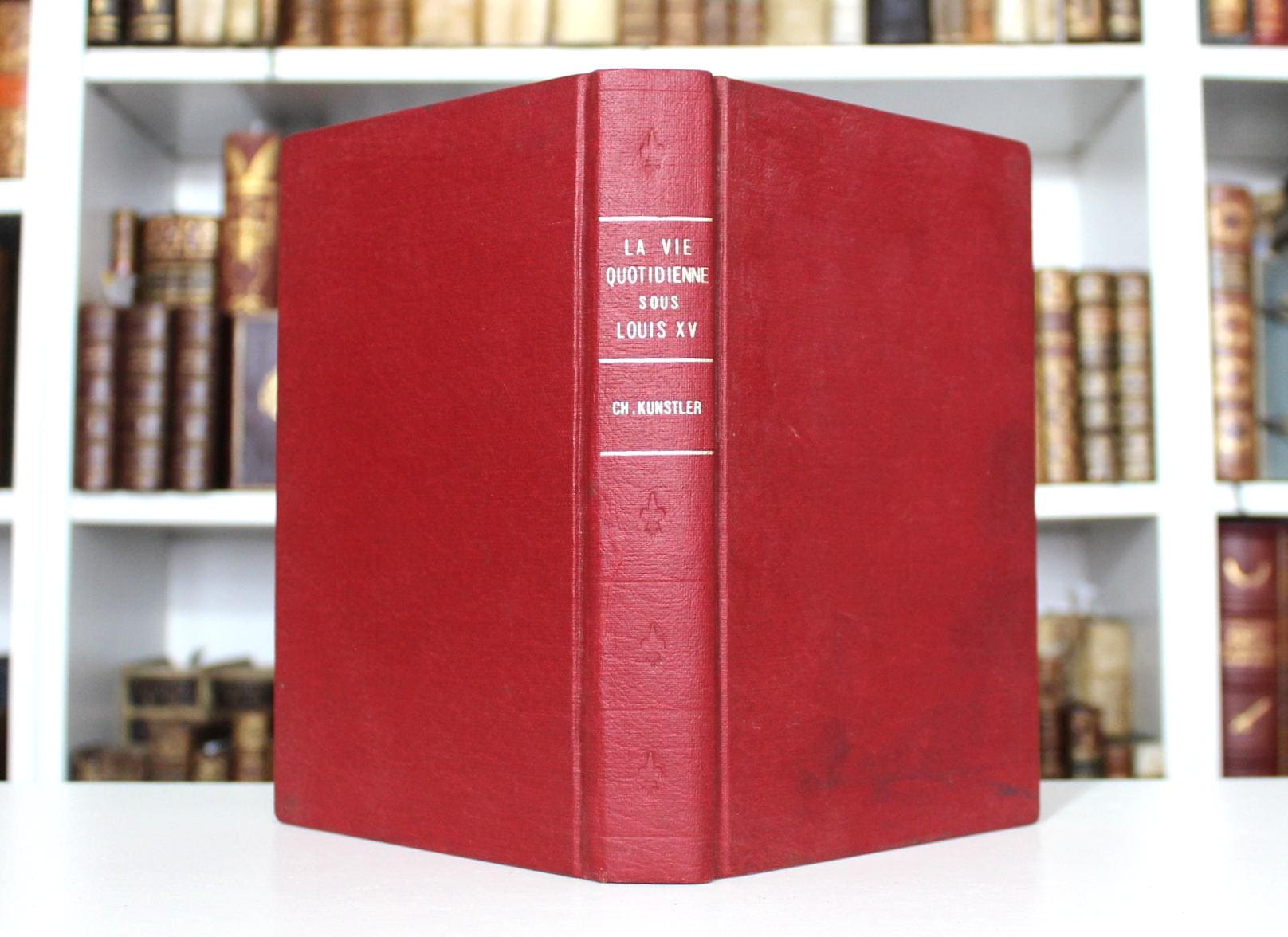 1953年ヴィンテージフランス歴史書 - ルイ15世の治世下の日常生活