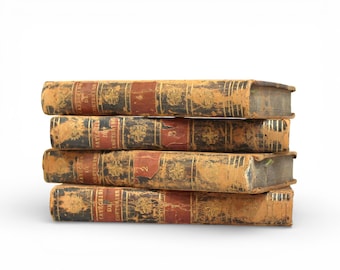 1824 Educação Cristã — Catecismo Dogmático e Moral — Conjunto de Livros Antigos (4 Vols.)