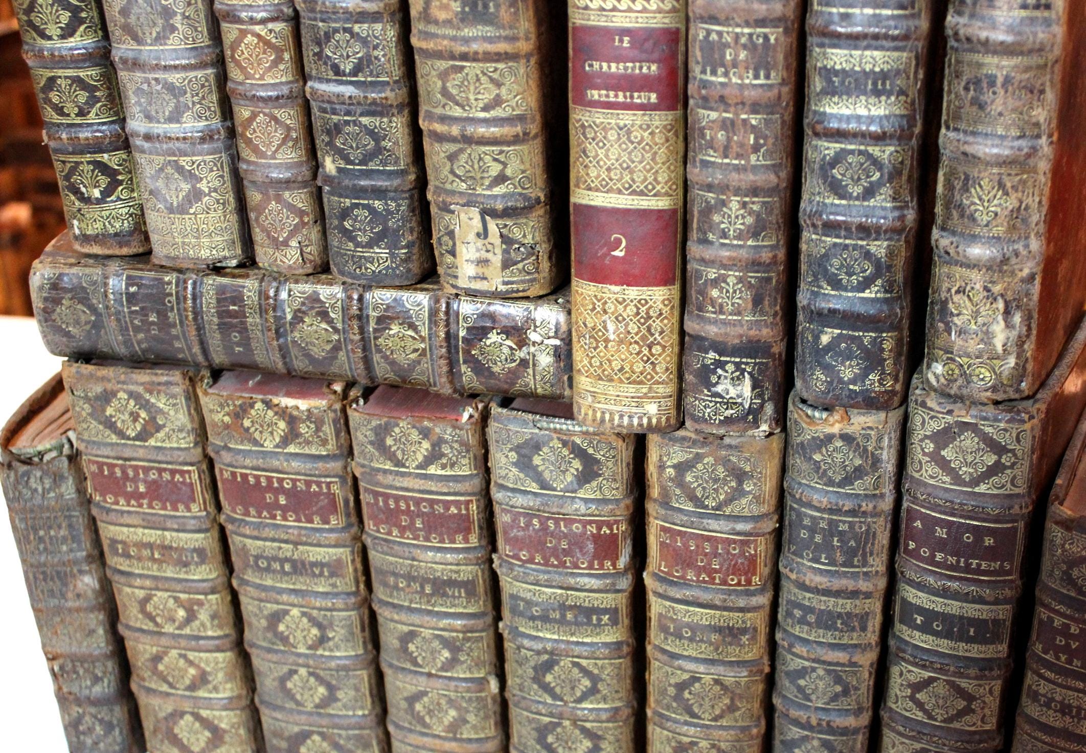 17世紀フランスの古書：装飾革装丁 - Etsy 日本