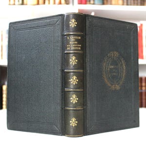 Antique Leather Book: 1896 History of Prussia by Ernest Lavisse