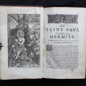 1668 RARE Lives of Desert Fathers by Saint Jerome – Early Christian Hermits of Egypt, Scythia & Thebaid – Engraved Edition – Monastic Saints