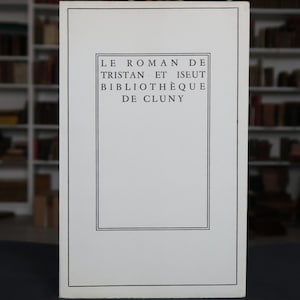1958 RARE French Vintage Book Tristan and Isolde &quot;Le Roman de Tristan et Iseut&quot; Medieval Chivalric Romance French Literature Paris France
